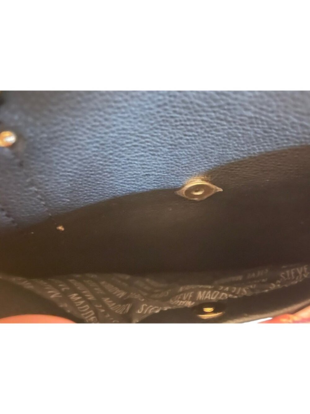 Steve Madden Satchel Crossbody Bwellie Handbag With Floral Scarf Black - Picture 9 of 16